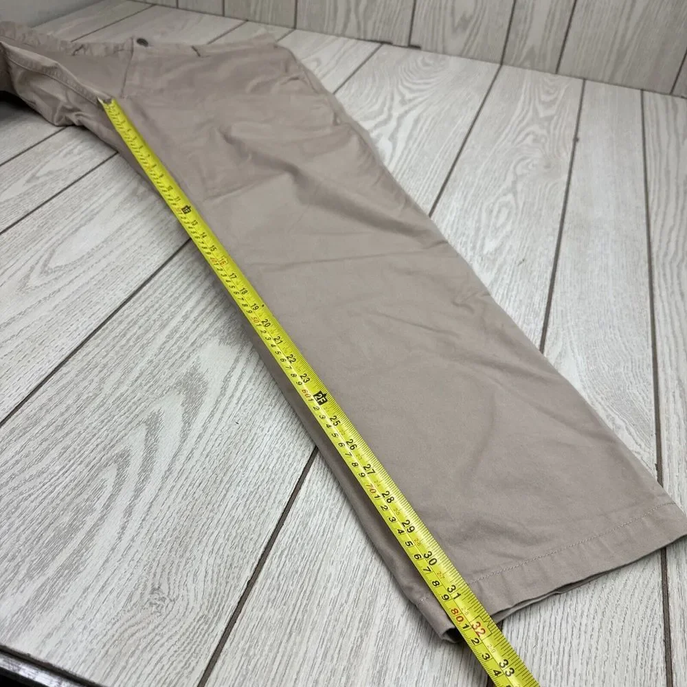 Men's North Face Khaki Pants Size 38 Beige Cotton‎ Blend